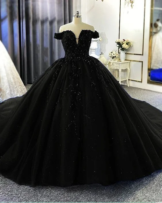women's A-line dressesBall Gown Off The Shoulder Wedding Dress Beaded Prom Dress S26664 women's A-line dressesBall Gown Off The Shoulder Wedding Dress Beaded Prom Dress S26664