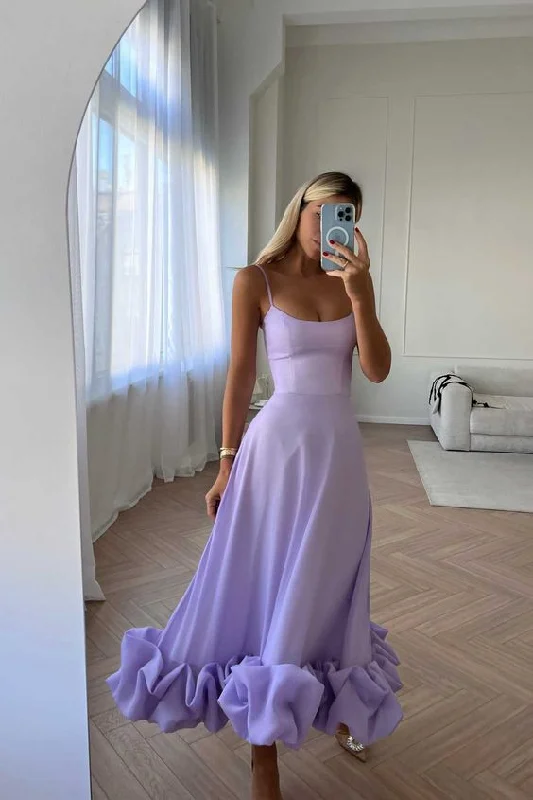 Body-Hugging DressA-line Spaghetti Straps Prom Dress Y262