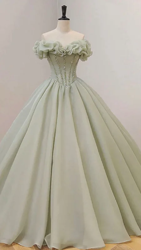 women's empire waist dressesCharming Green Tulle Long Prom Dresses Generous Formal Dress Y588 women's empire waist dressesCharming Green Tulle Long Prom Dresses Generous Formal Dress Y588