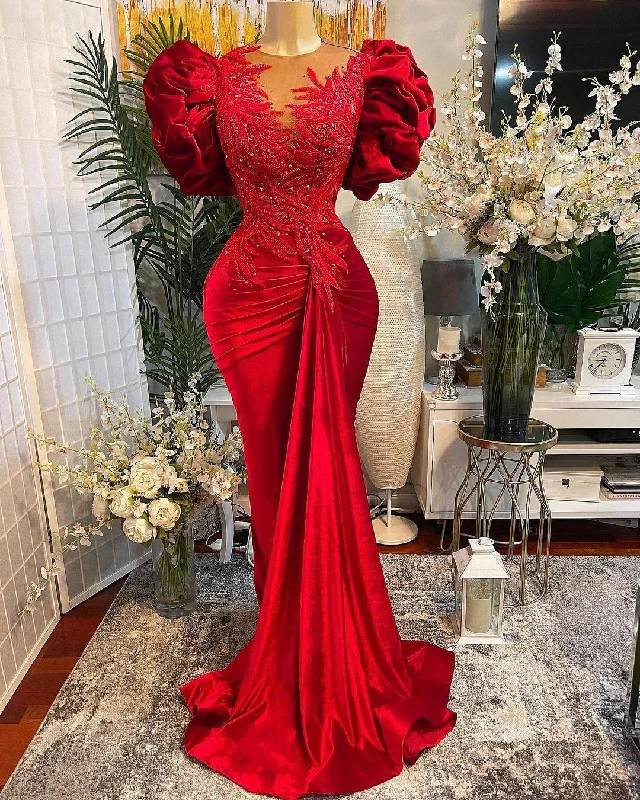 women's trendy dressesred prom dresses, lace prom dresses, mermaid prom dresses, beaded prom dresses, arabic prom dresses Y394