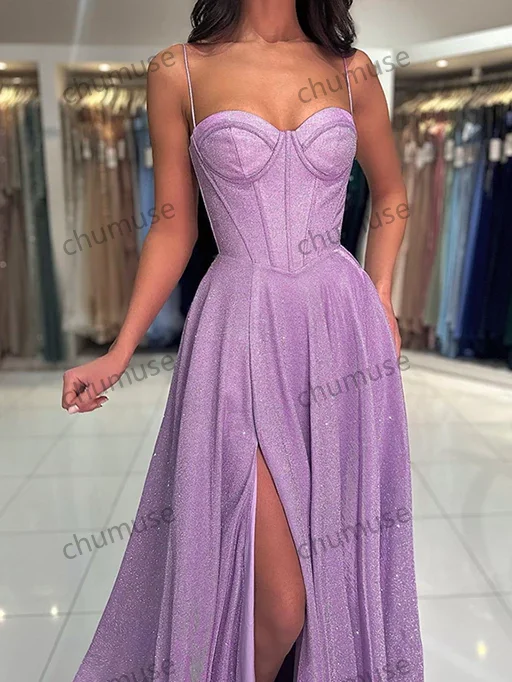 Button-Down DressPurple Graduation Prom Dress Satin Slit Floor Length Skirt Formal Dress Button-Down DressPurple Graduation Prom Dress Satin Slit Floor Length Skirt Formal Dress