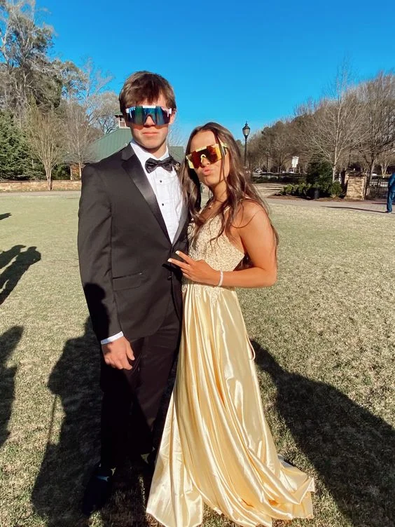 women's wedding guest dressesA-line V Neck Yellow Prom Dress Junior Prom Dress Graduation Dress Y614 women's wedding guest dressesA-line V Neck Yellow Prom Dress Junior Prom Dress Graduation Dress Y614