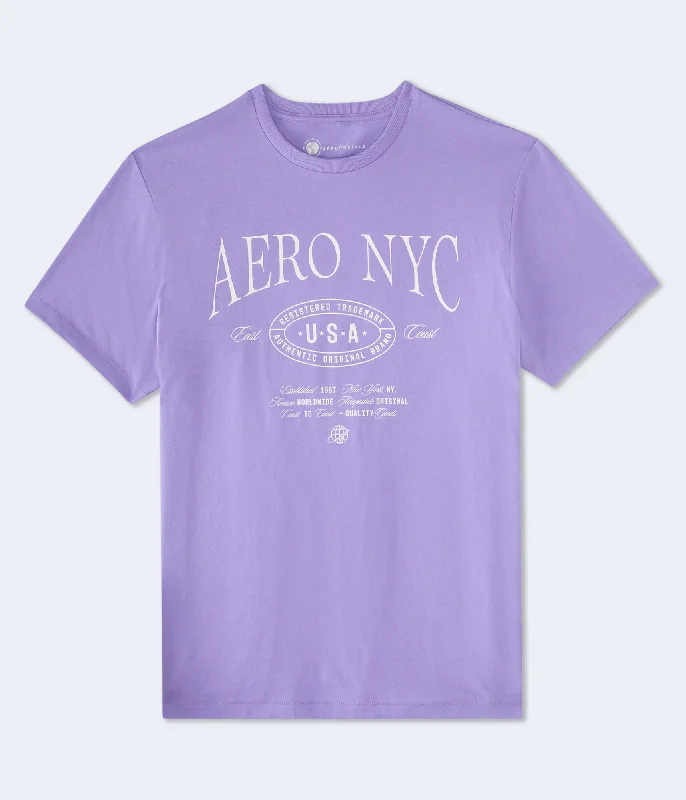 Aeropostale Nyc Oval Graphic Tee