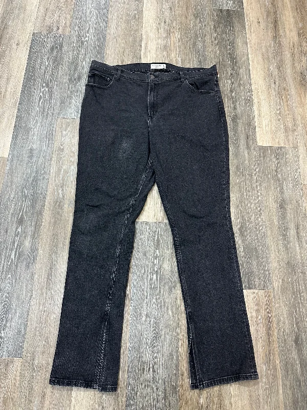 Jeans for Men with Skinny LegsJeans Skinny By Abercrombie And Fitch In Black Denim, Size: 18L