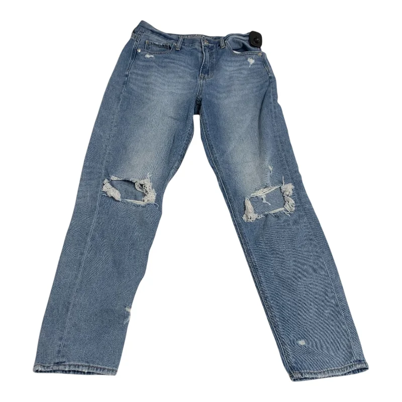 Premium Men's JeansJeans Boyfriend By American Eagle In Blue Denim, Size: 4