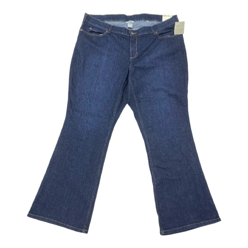 Baggy Men's JeansJeans Boot Cut By Duluth Trading In Blue Denim, Size: 20