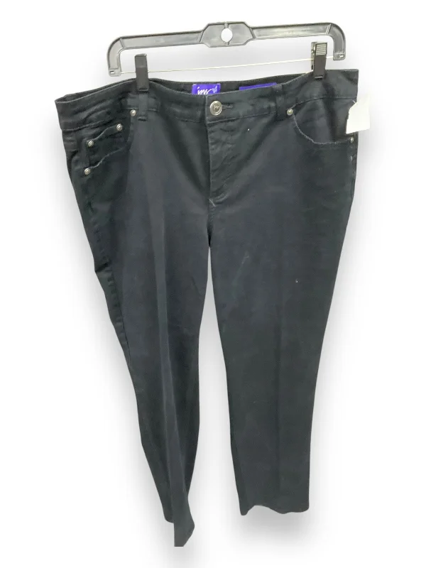Men's Ripped JeansJeans Straight By Just My Size In Black, Size: 18