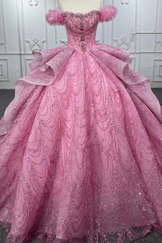 women's maternity dressesExquisite Strapless Beading Quinceanera Dresses Luxury Appliques Sweetheart Ball Gown
