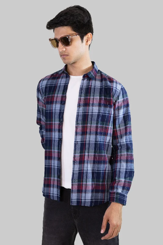 Men's Polo Shirts for Sports and Casual WearGridline Checkered Shirt - Navy x Maroon Men's Polo Shirts for Sports and Casual WearGridline Checkered Shirt - Navy x Maroon