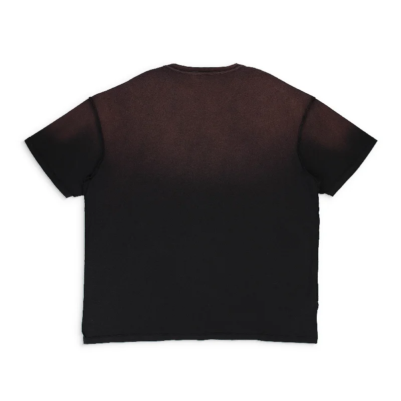 TEXTURED JERSEY INSIDE OUT TEE Black T-SHIRTS