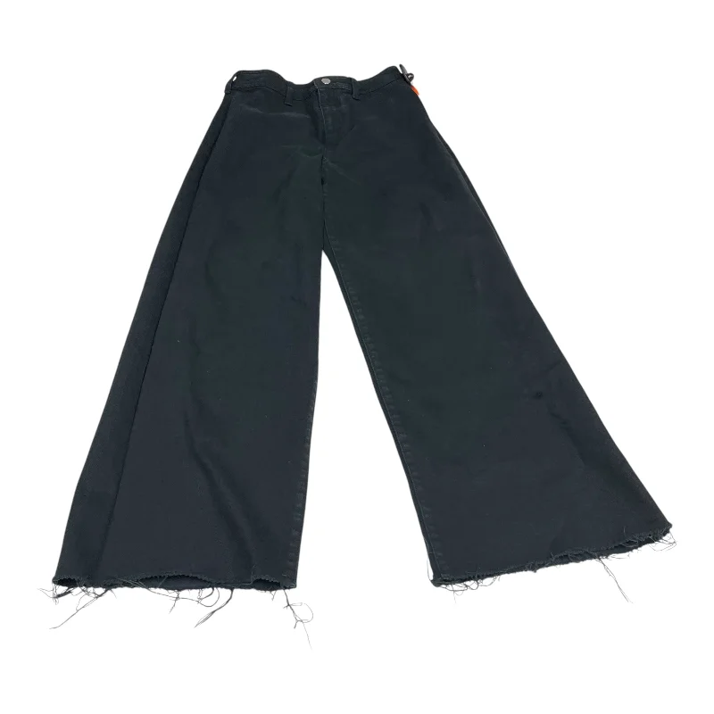 Modern Men's JeansJeans Wide Leg By Universal Thread In Black Denim, Size: 4