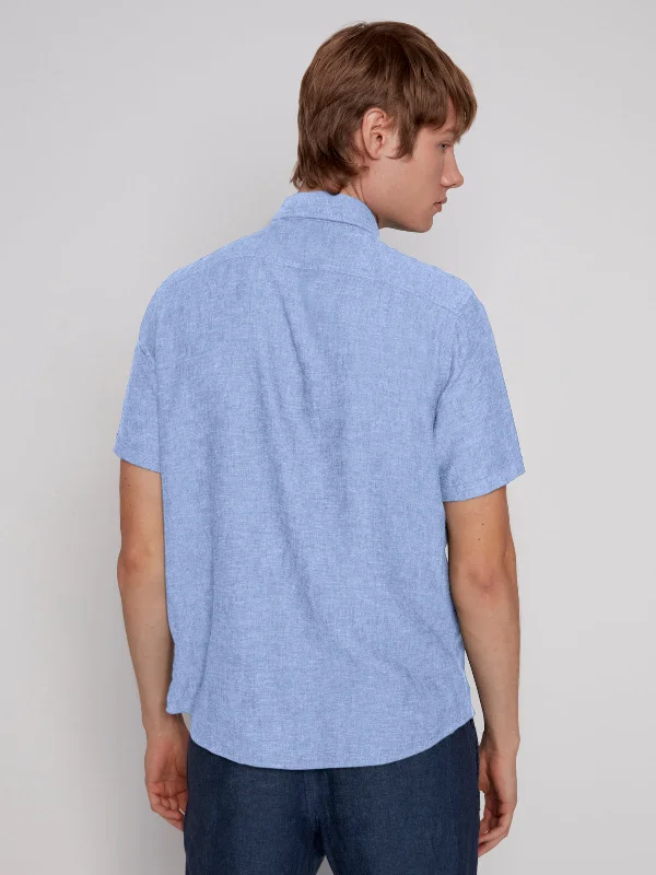 Men's Affordable Shirts for Budget-Friendly StyleLINEN BLEND SHORT SLEEVE SHIRT