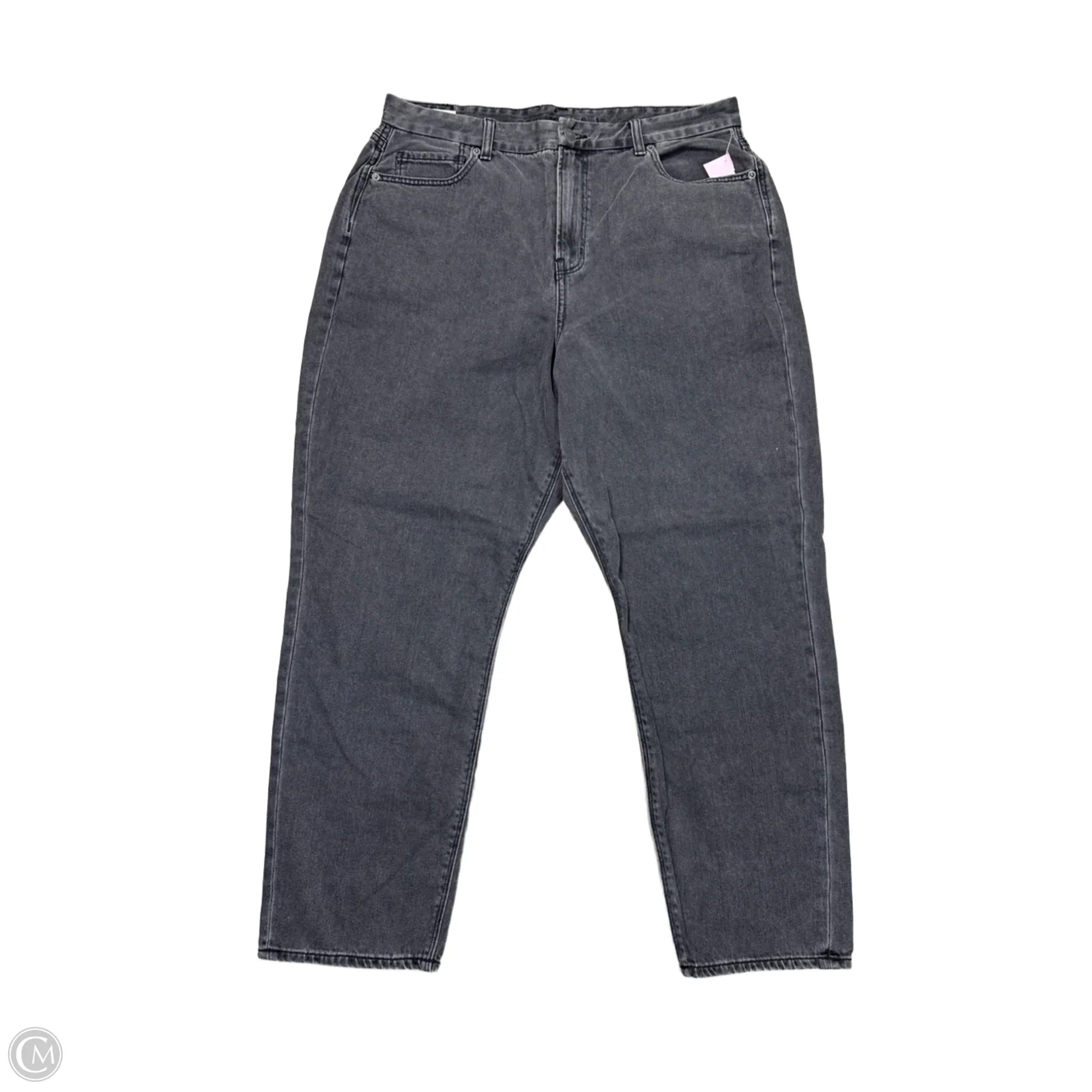 Rip and Tear Men's JeansJeans Straight By American Eagle In Black Denim, Size: 16