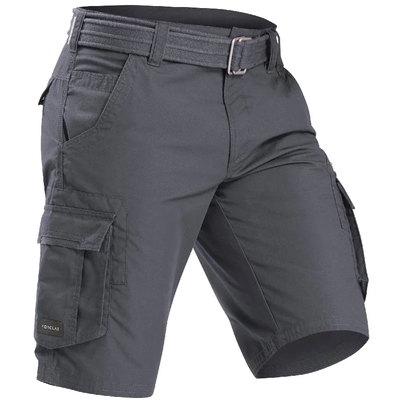 Oversized and Relaxed Men's Loungewear ShortsForclaz Men's Travel 100 Cargo Shorts