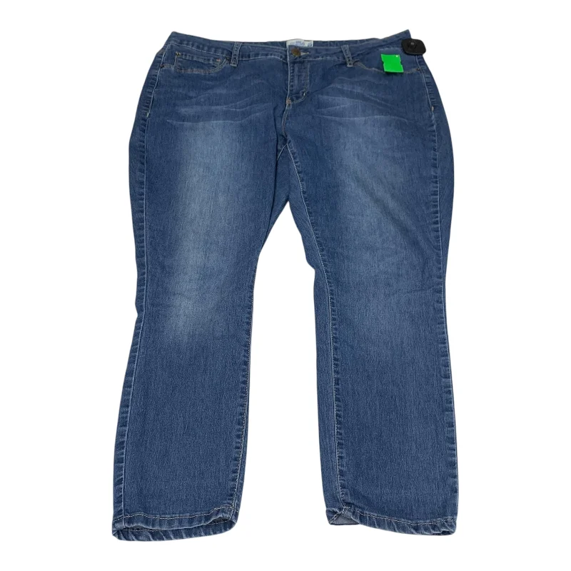 Vintage Men's JeansJeans Skinny By Royalty In Blue Denim, Size: 18