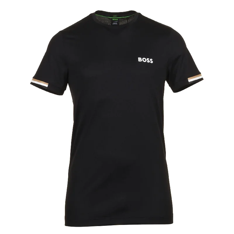 Hugo Boss Men's Tee MB Short Sleeve Crew Neck T-Shirt, Black