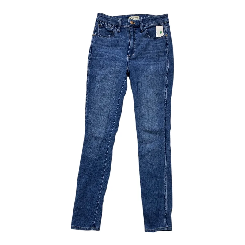 Men's Skinny Jeans with Stretch FabricJeans Skinny By Madewell In Blue Denim, Size: 4
