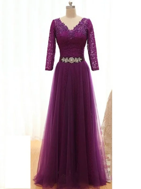 Sleeveless DressFashionable Long Sleeves Floor-Length Mother of the Bride Dress