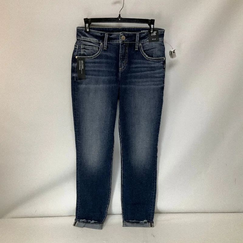 Best Fitting Men's JeansJeans Boyfriend By Silver In Blue Denim, Size: 2