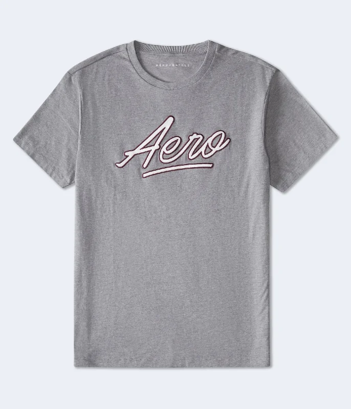 Aeropostale Script Appliqué Graphic Tee