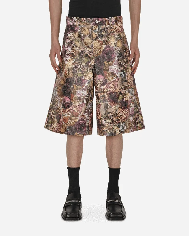 Men's Quick-Dry Swim and Beachwear ShortsFloral Shorts Multicolor