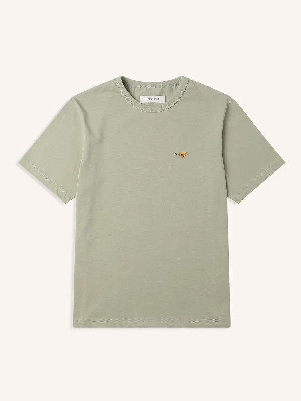 Cargill Tee in Pistachio Cotton Jersey