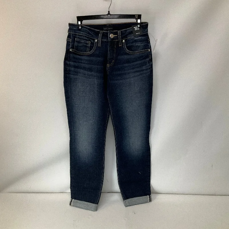 Cool Men's JeansJeans Boyfriend By Silver In Blue Denim, Size: 2