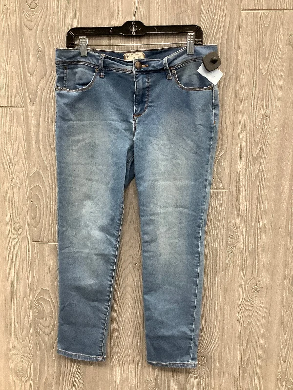 Men's Jeans Made in USAJeans Skinny By Free People In Blue Denim, Size: 12
