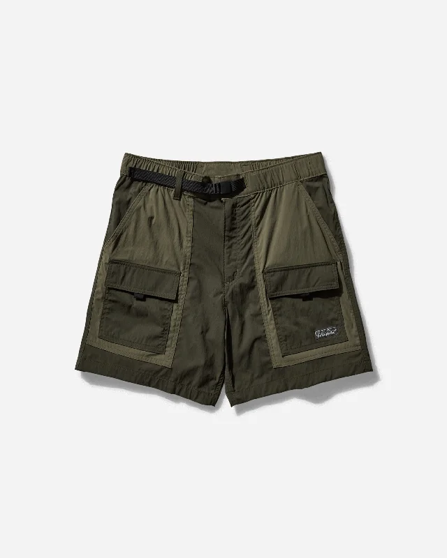 Men's Cool Linen Shorts for SummerMen's Outdoor Everyday 6 Inch Shorts Pine Needle Green