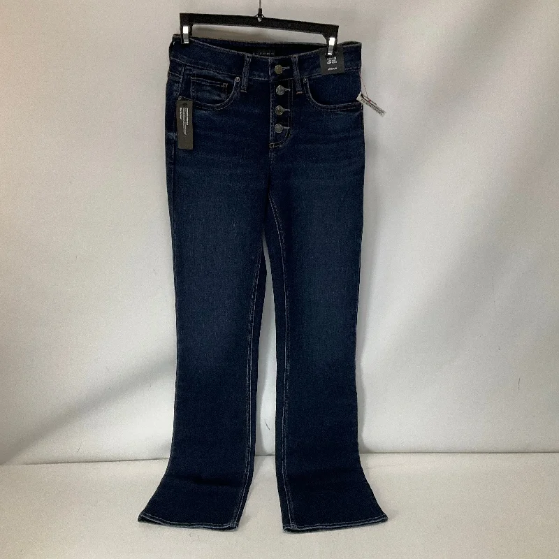 Hipster Skinny Men's JeansJeans Boot Cut By Silver In Blue Denim, Size: 2