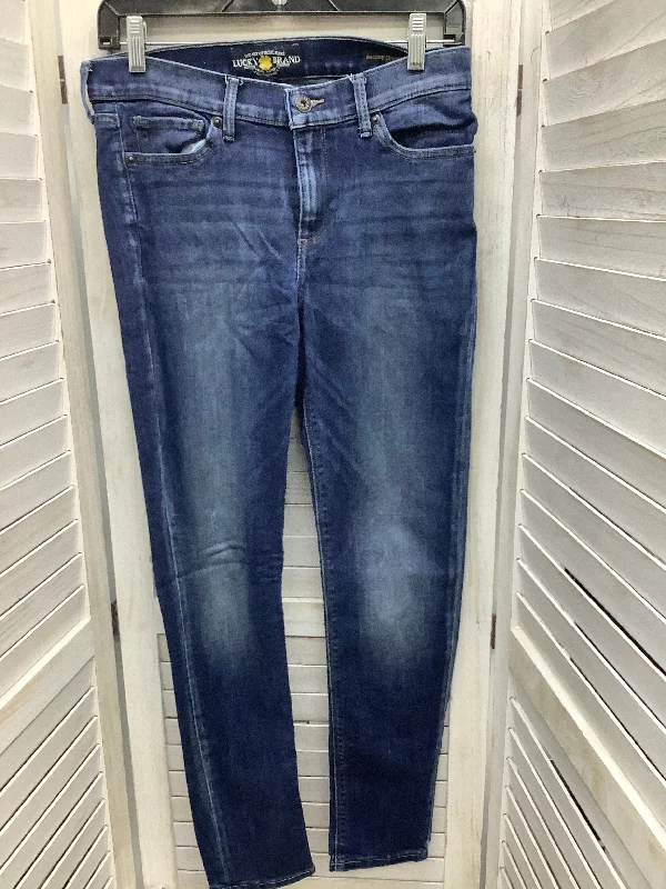 Stylish Men's JeansJeans Boyfriend By Lucky Brand In Blue Denim, Size: 6