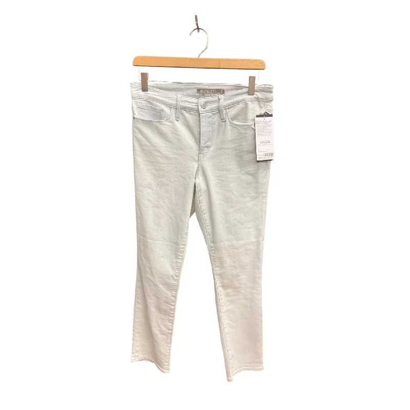 Elegant Straight-Leg Men's JeansJeans Skinny By Athleta In Blue Denim, Size: 8