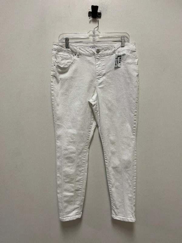 Jeans for Men with a Big BellyJeans Skinny By D Jeans In White, Size: 14