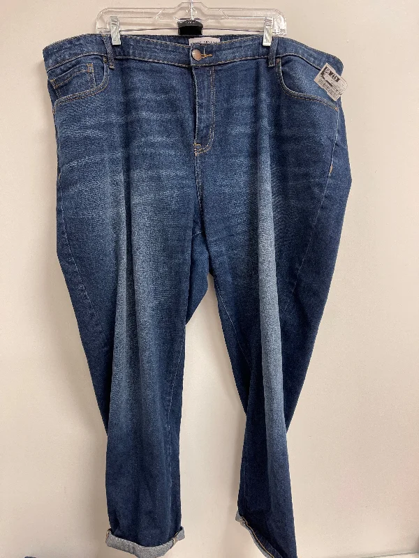 Durable Workwear Men's JeansJeans Straight By Lane Bryant In Blue Denim, Size: 22