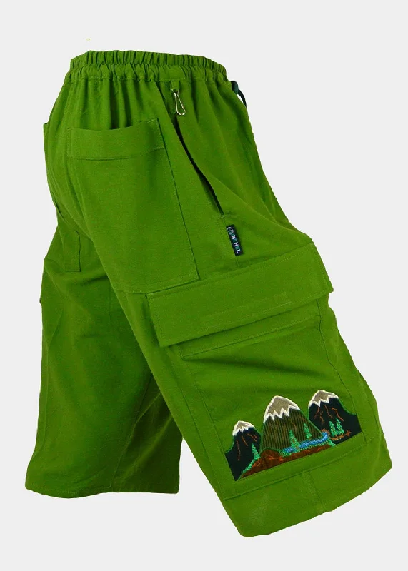 Men's Activewear Shorts with PocketsMountainscape Cotton Cargo Shorts