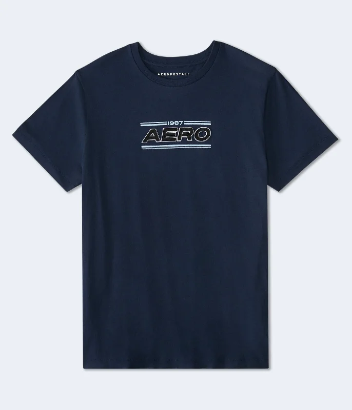 Aeropostale 1987 Appliqué Graphic Tee