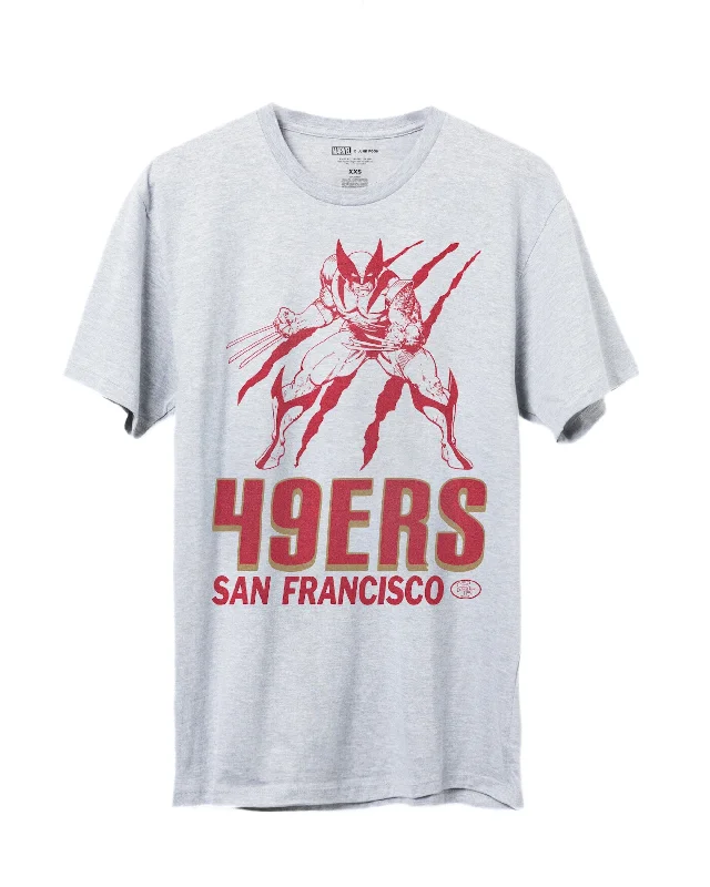 49ers Marvel Wolverine Slash Tee