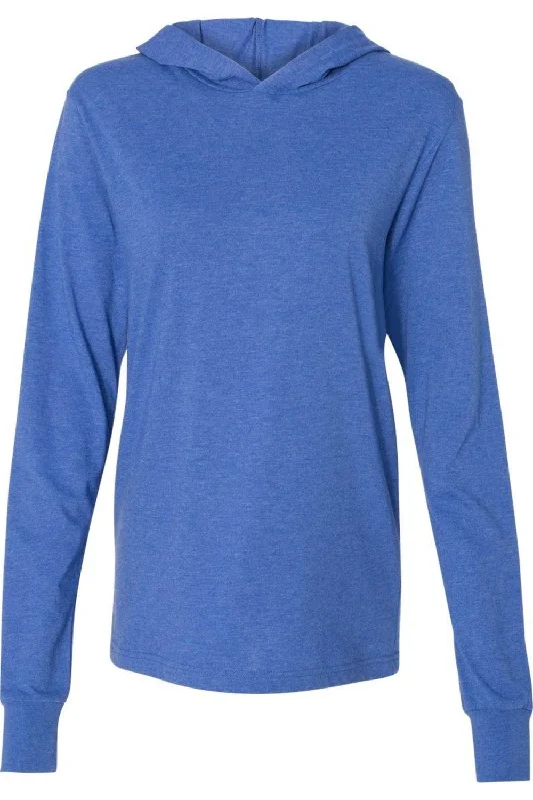 BELLA + CANVAS Jersey Hooded Long Sleeve Tee