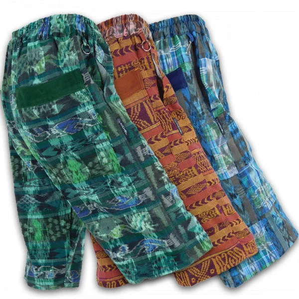 Men's Cool and Breathable Linen Summer ShortsHand Woven Shorts in Cotton Ikat-Just Restocked!