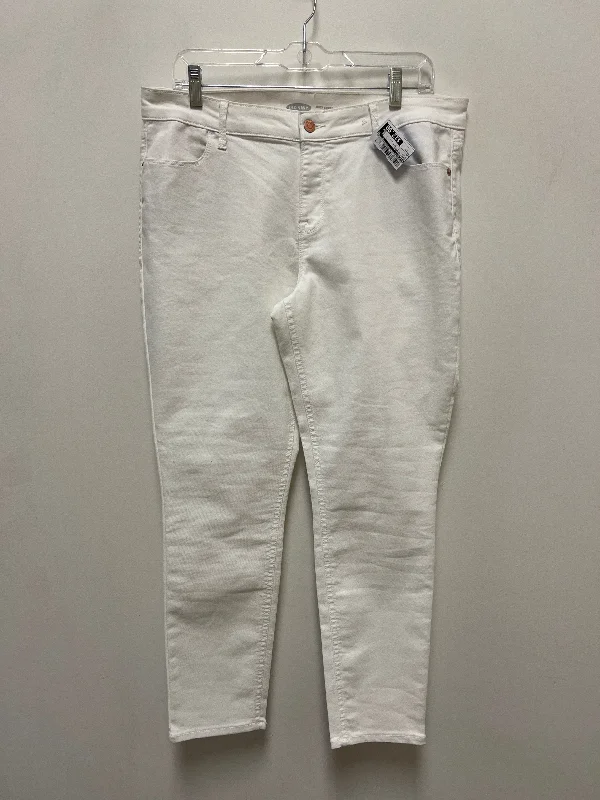 Hipster Men's JeansJeans Skinny By Old Navy In White, Size: 14