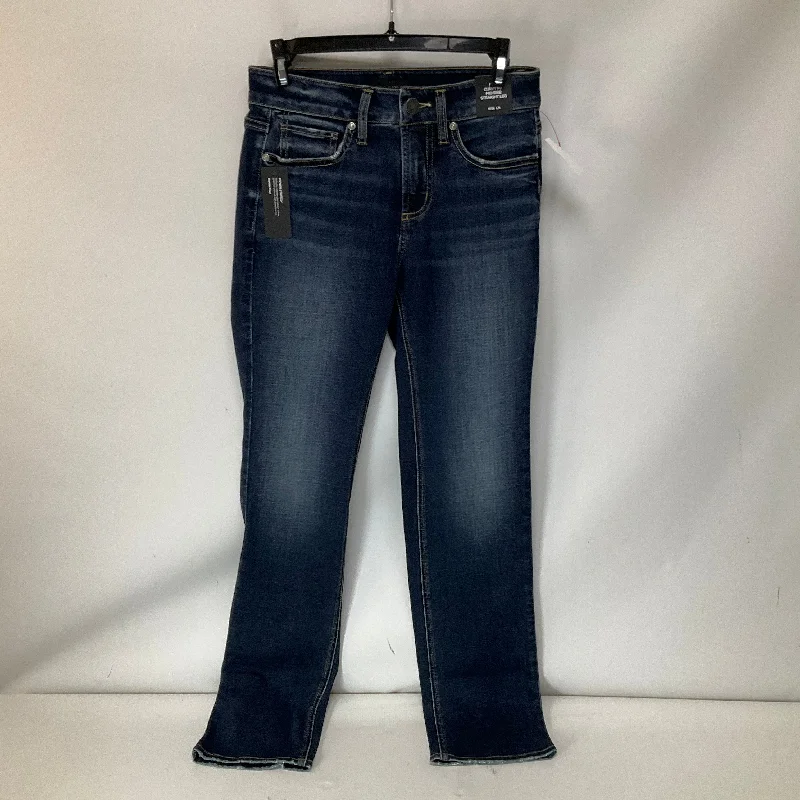 Men's Jeans for Everyday WearJeans Boot Cut By Silver In Blue Denim, Size: 2