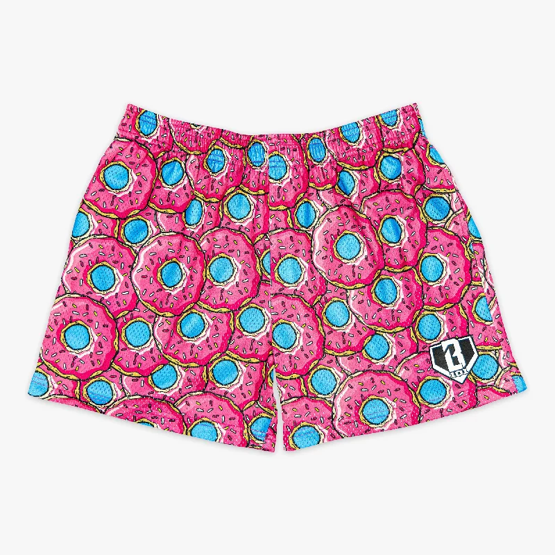 Men's Relaxed-Fit Casual ShortsDonut Shorts - Strawberry