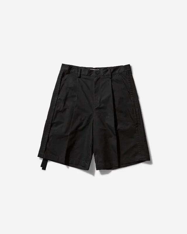 Zippered Men's Secure Cargo ShortsMen's Pleated Shorts Black