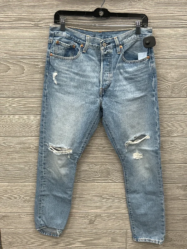 Flexible Stretch Men's JeansJeans Skinny By Levis In Blue Denim, Size: 8