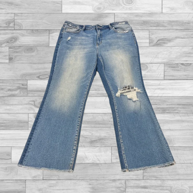 Baggy Cargo Men's JeansJeans Straight By Clothes Mentor In Blue Denim, Size: 14