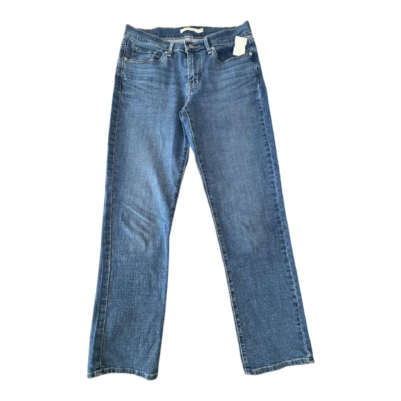 Fashion-Forward Men's JeansJeans Straight By Levis In Blue Denim, Size:6