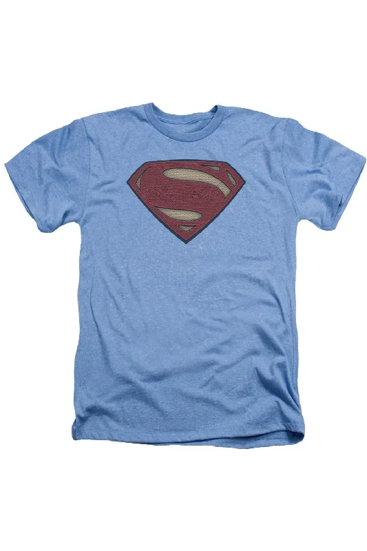 Batman V Superman Super Movie Logo Adult Heather Tee / T-Shirt
