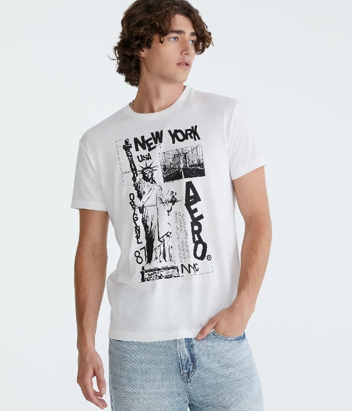 Aeropostale Nyc Statue Of Liberty Graphic Tee