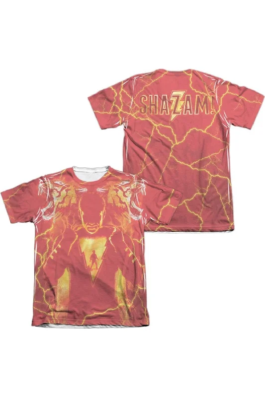 Shazam Movie Whats Inside Sub (Front/Back Print) Adult Poly/Cotton Short Sleeve Tee / T-Shirt