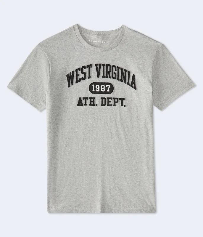 Aeropostale West Virginia 1987 Appliqué Graphic Tee